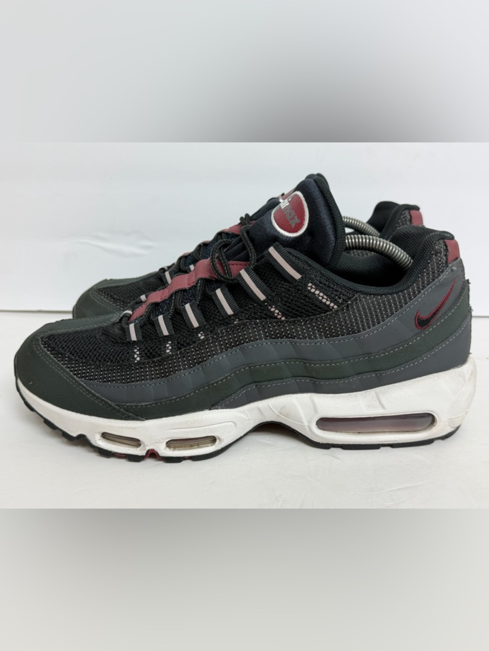 Nike Air Max 95 Essential Anthracite-Black-Team Red Sz 11 [DQ3982-001]